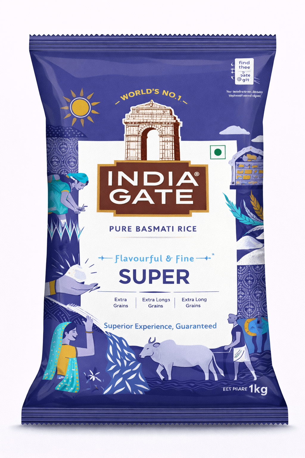 india gate Basmati Rice 1kg