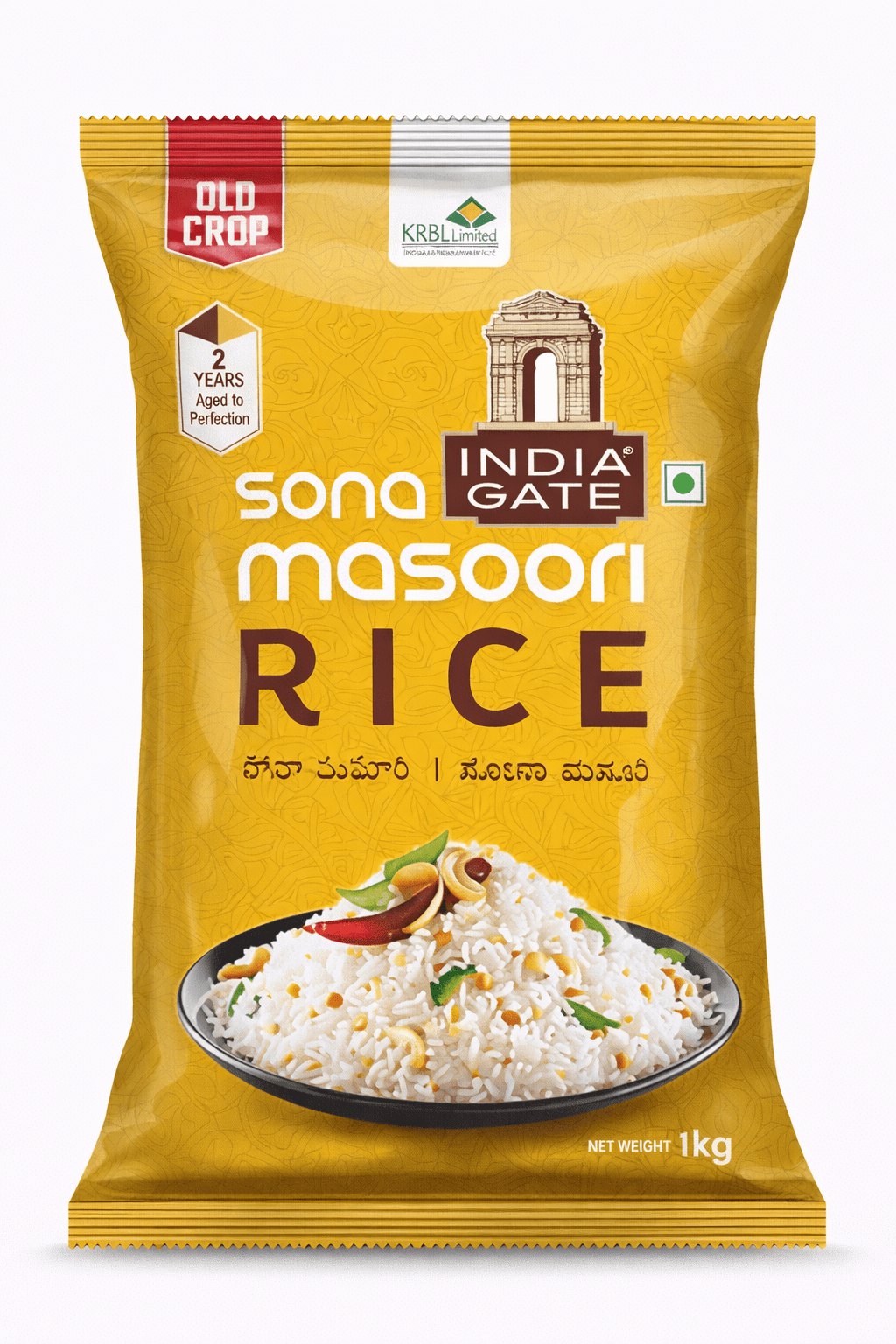 india gate Sona Masuri Rice 1kg