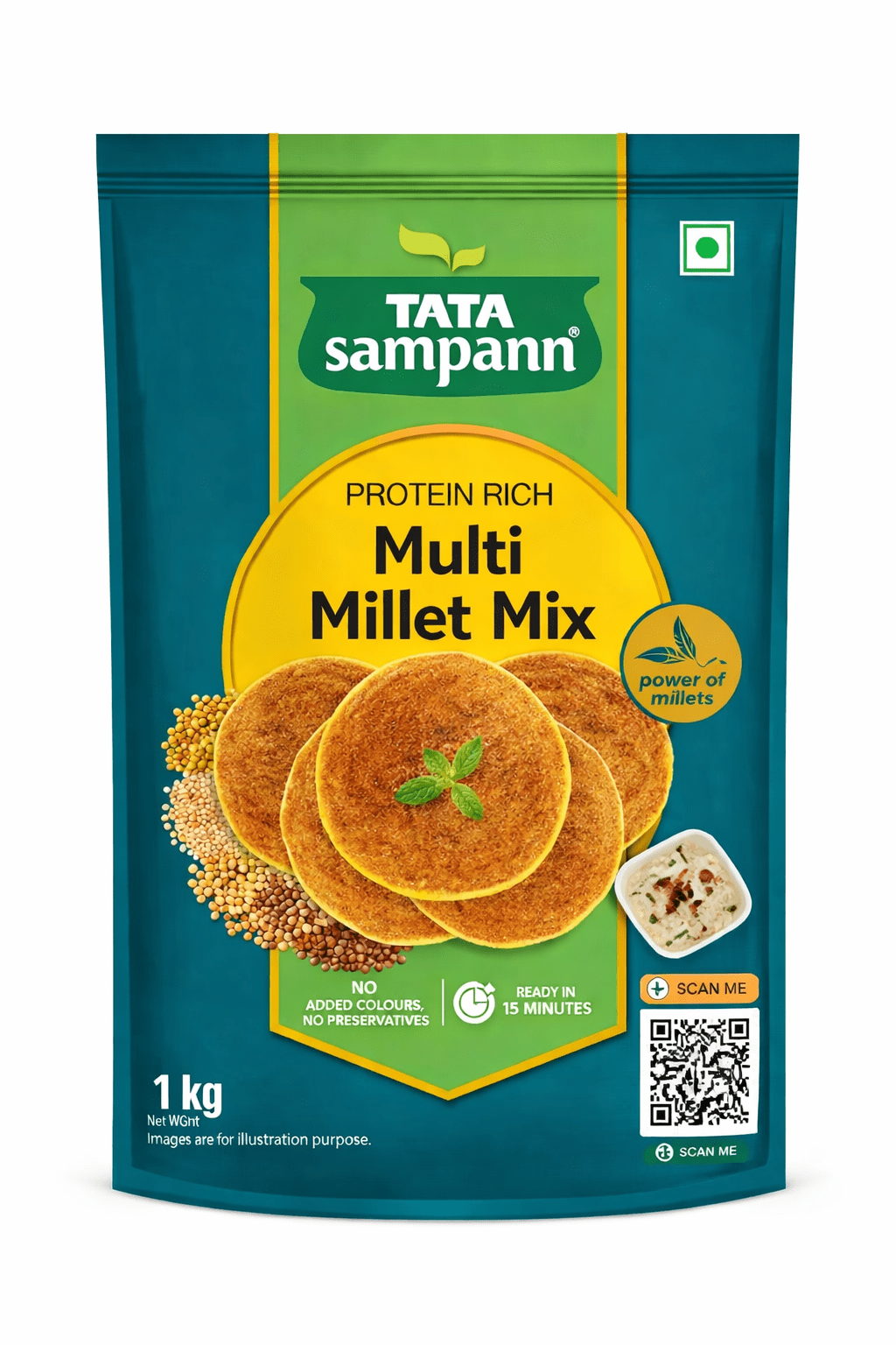 Tata Sampann Multi Millet Mix – 1kg