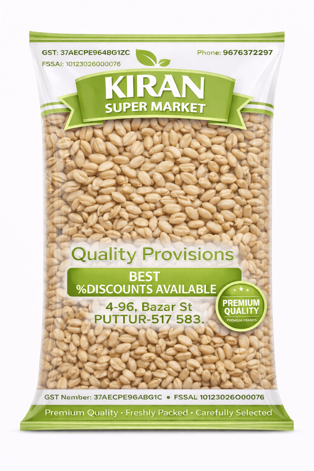 KIRAN SUPERMARKET – GODUMULU (గోధుమలు) – 1KG