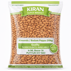 Almonds Badam Pappu 20 Kg