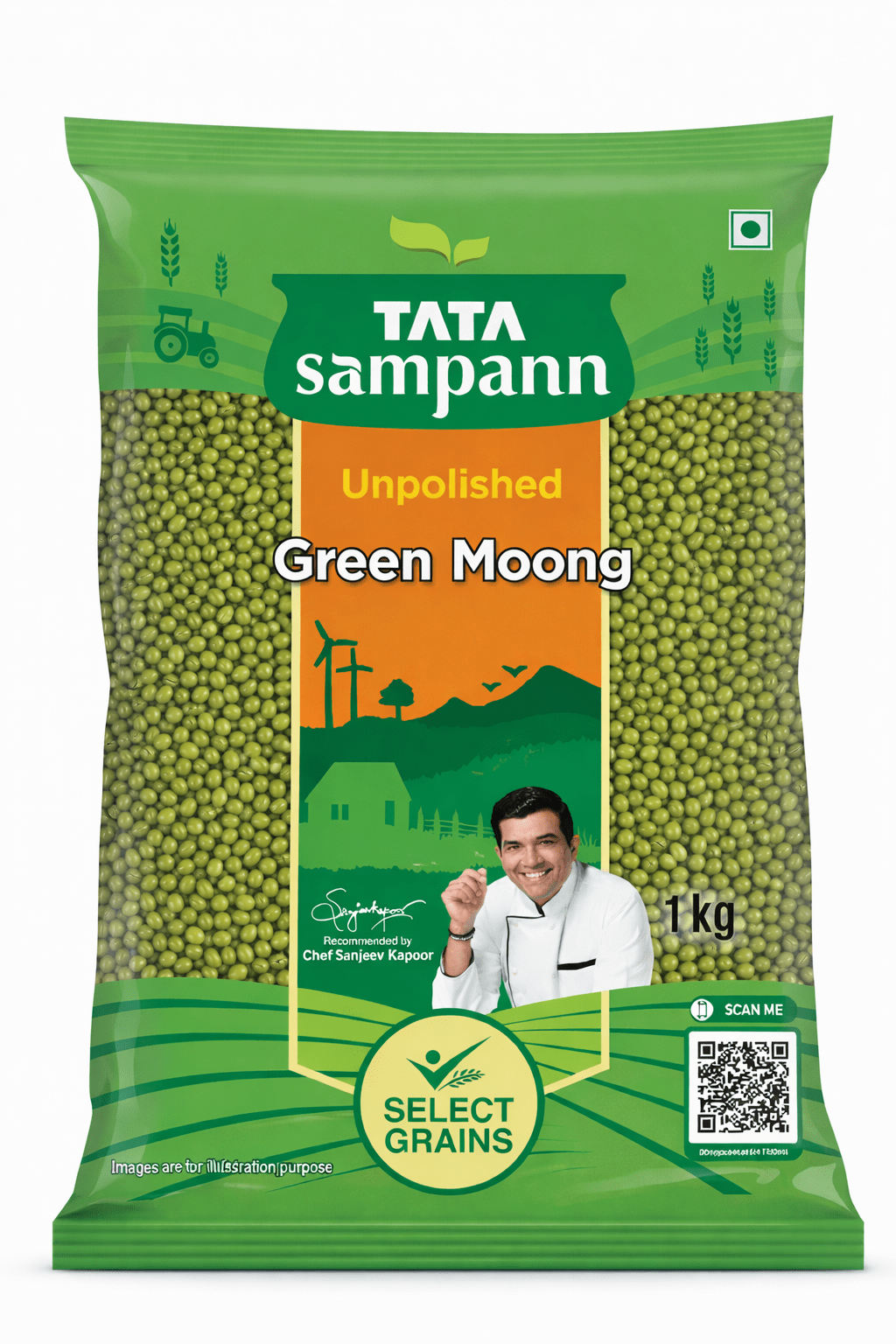 Tata Sampann Green Gram Whole – 1kg