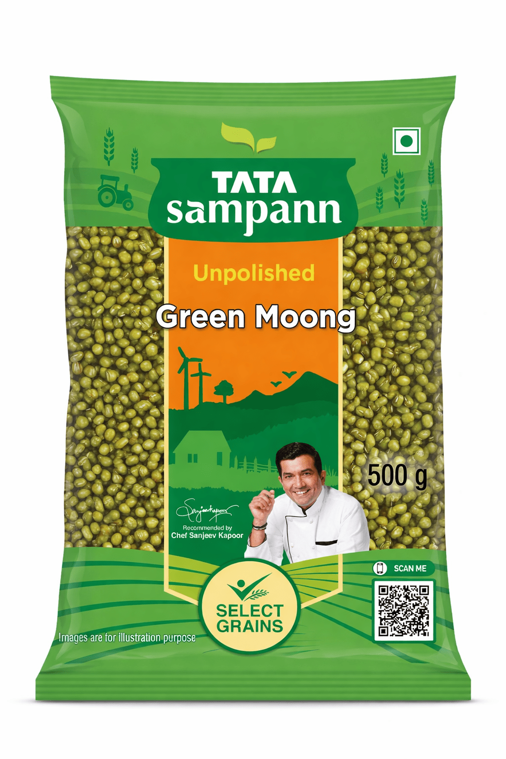 Tata Sampann Green Gram Whole – 500 గ్రా